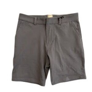 Swet Tailor Mens Shorts Size 28 Gray‎ Casual Chino Flat Front Pockets